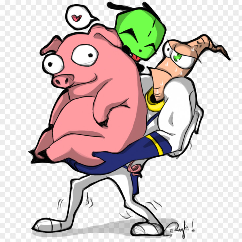 Earthworm Jim Fan Art Drawing Miss Piggy PNG