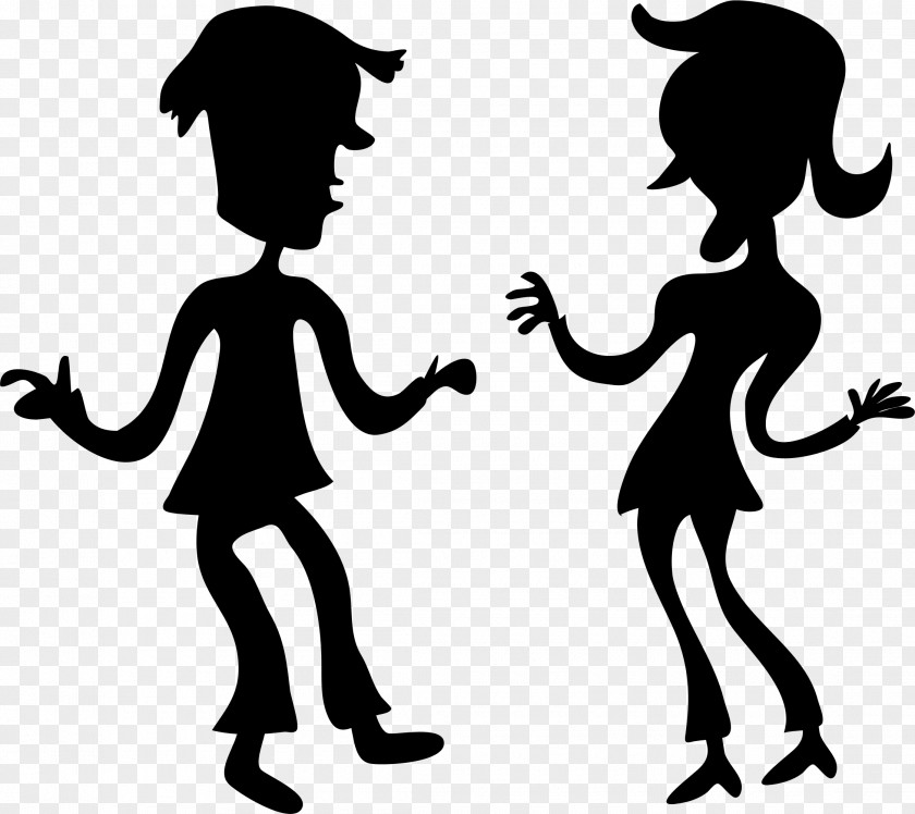 Silhouette Conversation Question Learning Understanding Speech PNG