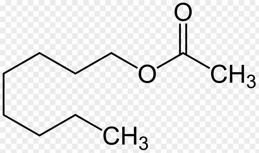 Text Bok Octyl Acetate Acetic Acid Heptyl Structural Formula PNG