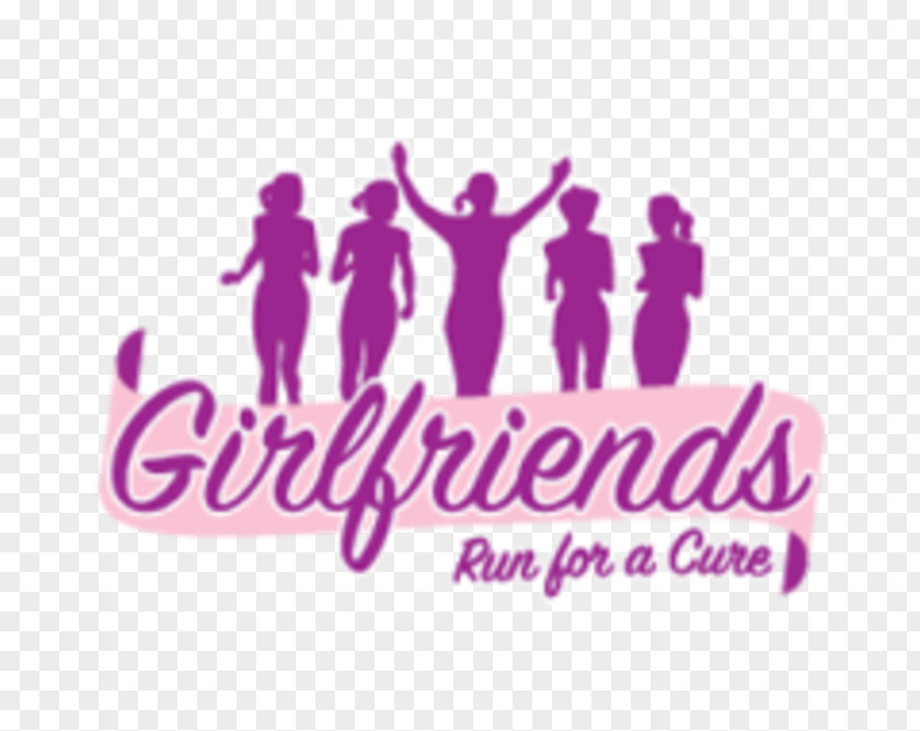 Girlfriends Run For A Cure Half Marathon Brand Logo Cause Marketing PNG