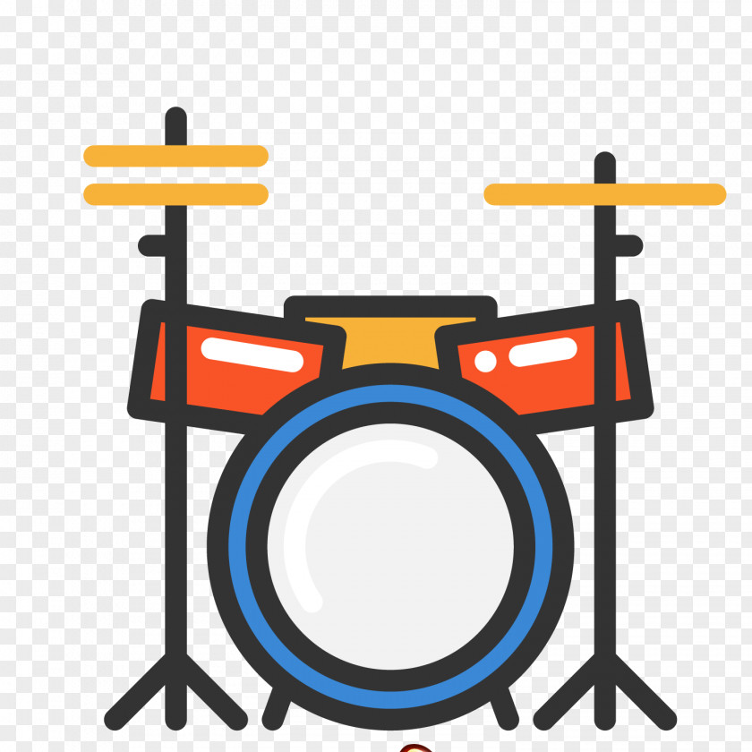 Hand-painted Instrument Jazz Drum Vector Material Drums Snare Drumming PNG