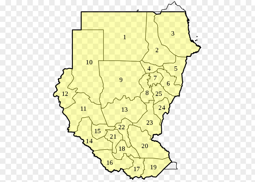 States Of Sudan El-Gadarif Northern Bahr El Ghazal PNG