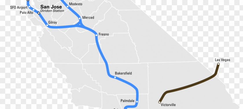 Train Rail Transport California State Route 1 Map High-Speed PNG
