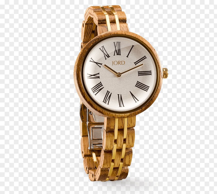 Watch Jord Analog Wood Strap PNG