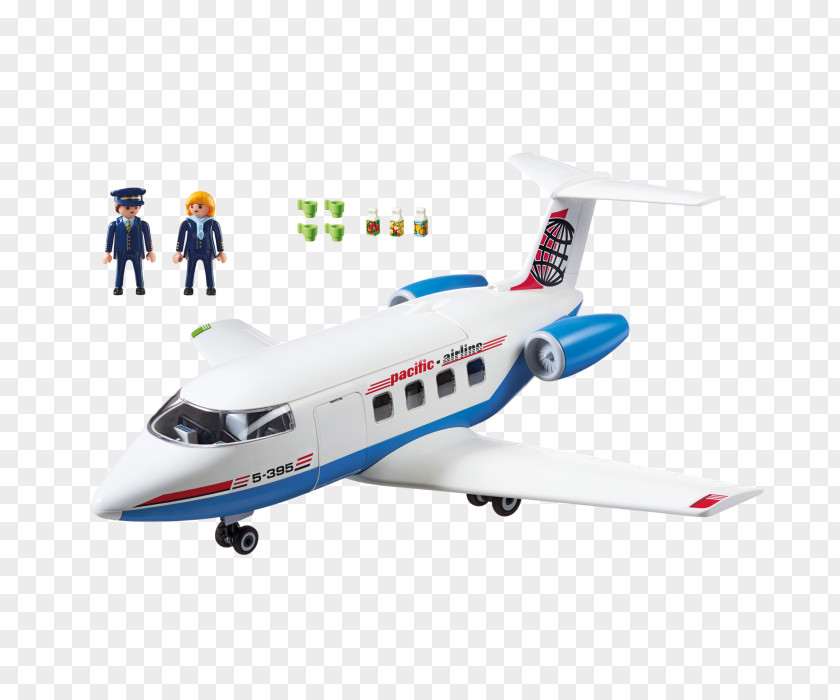 Airplane Playmobil Airliner Action & Toy Figures PNG