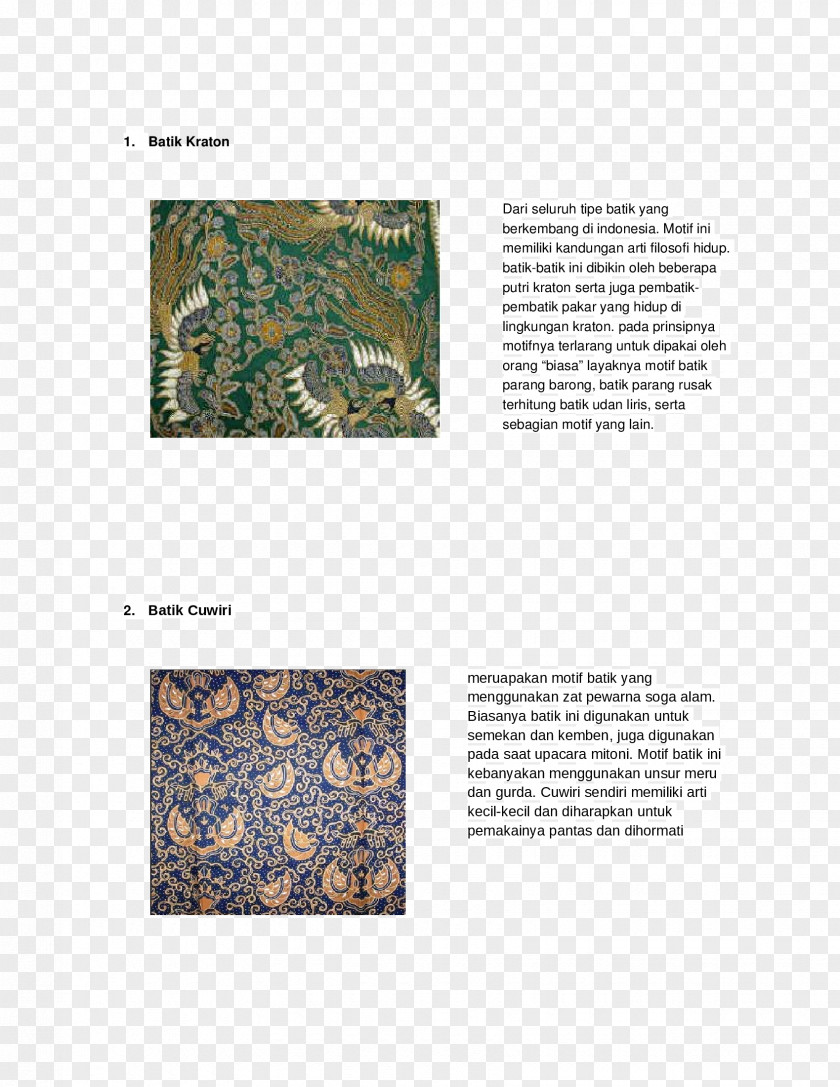 Batik Kraton Toraja Pattern Motif PNG