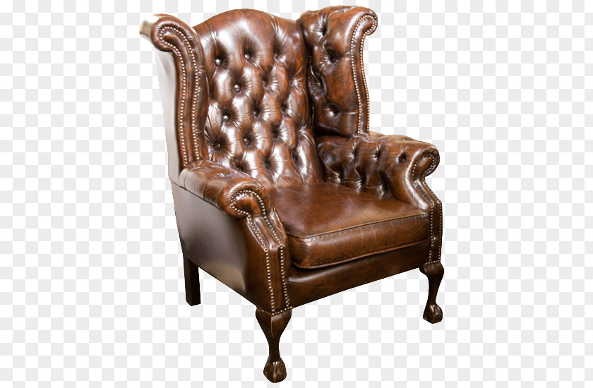 Chair Club Couch Wing Queen Anne Style Furniture PNG