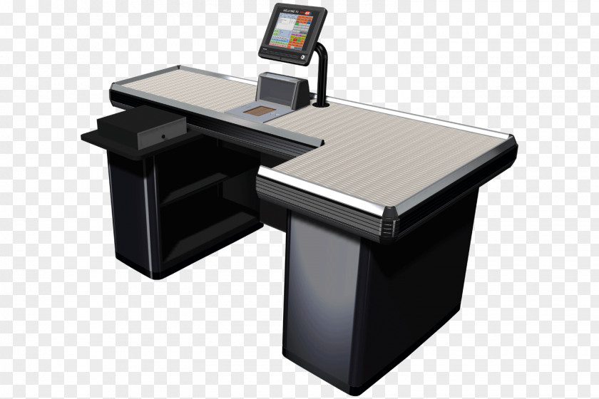 COUNTER Table Desk Cashier Supermarket Office Supplies PNG