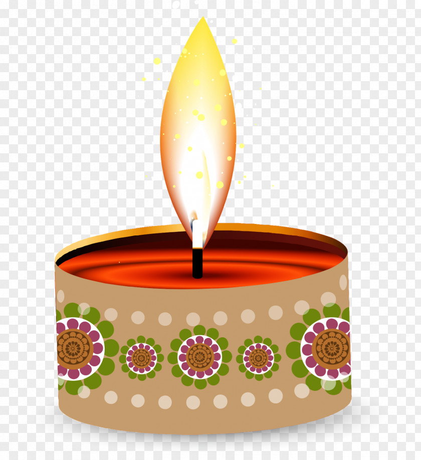 Diwali Lighting Oil Lamp Candle PNG