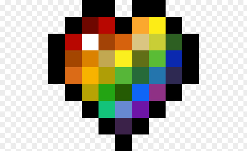 Minecraft Heart Pixel Art Video Game PNG