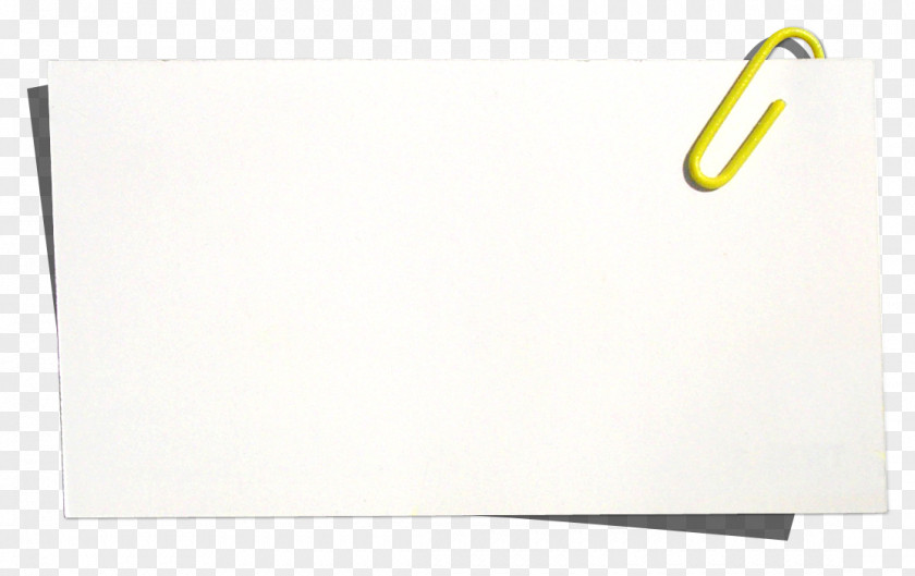 Paper With Clip Rectangle Brand PNG