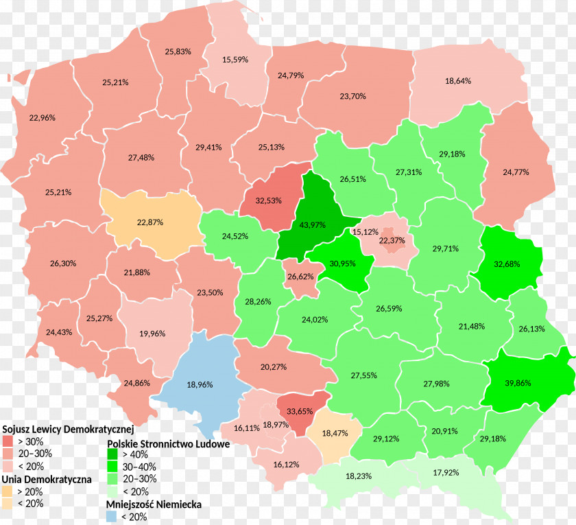 Polish Parliamentary Election, 1993 Poland 2015 Szczecin Voivodeship 1997 PNG