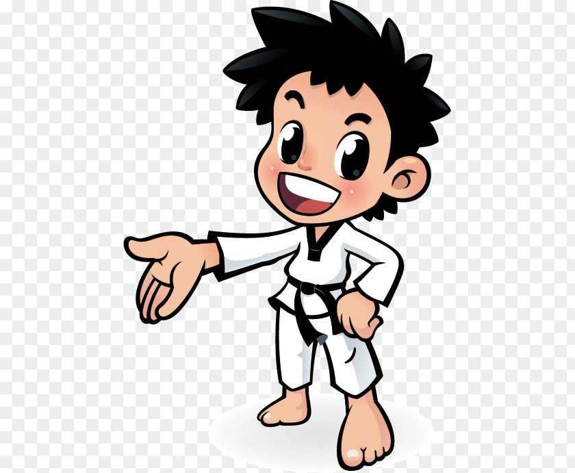 Welcome Cartoon Taekwondo Poster PNG
