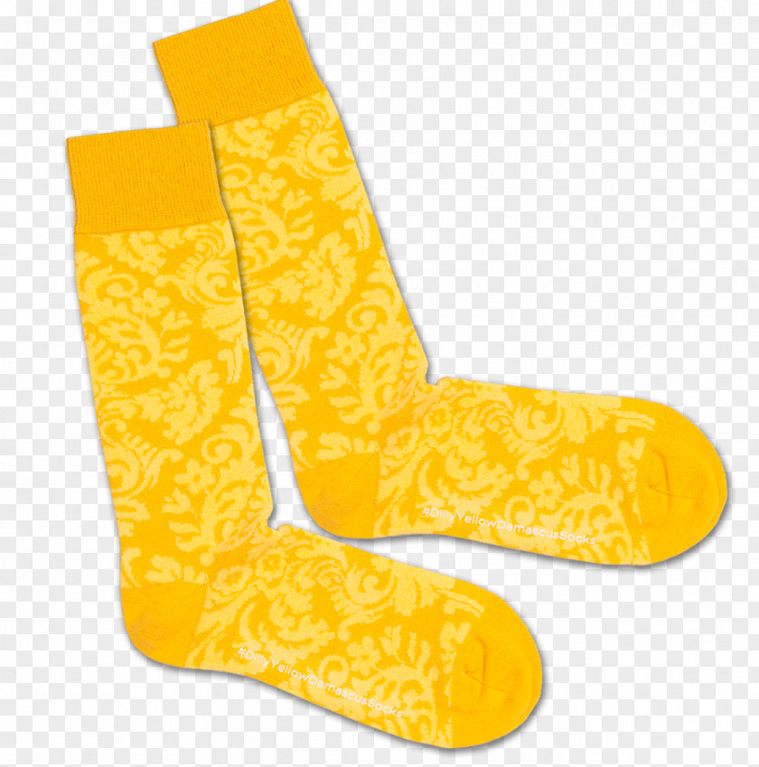 Yellow Sale Shoe Sock PNG