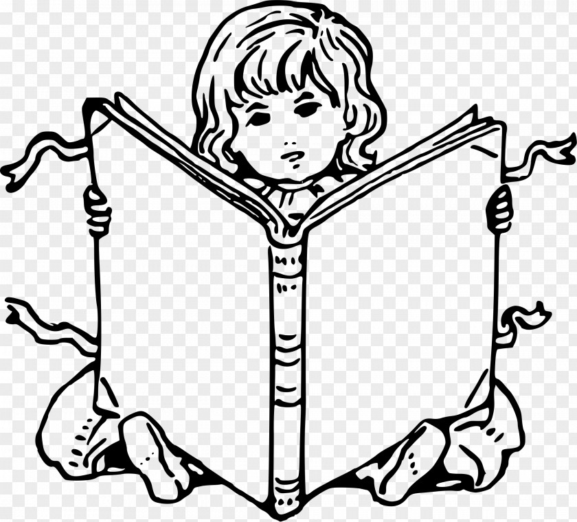 Book Coloring Child Drawing Reading PNG