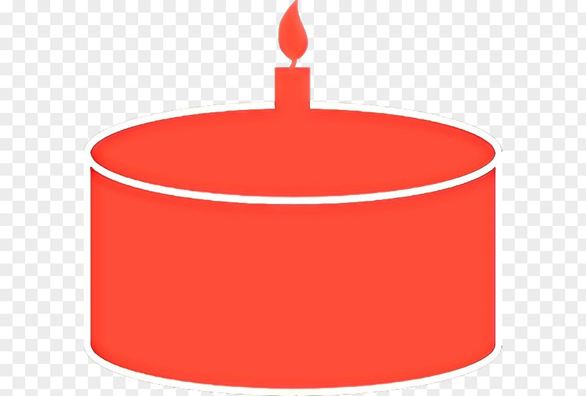 Cylinder Orange Cartoon Birthday Cake PNG