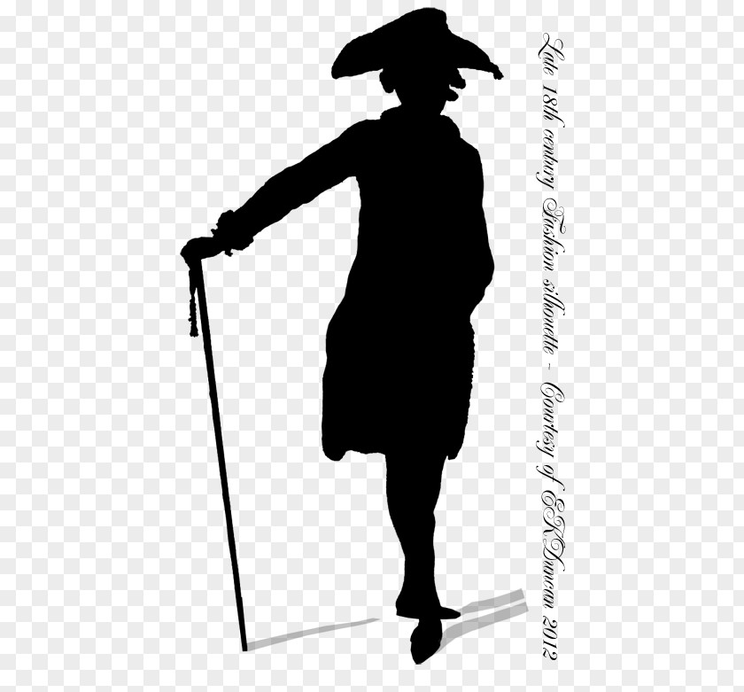 Fashion Silhouette 18th Century Male PNG