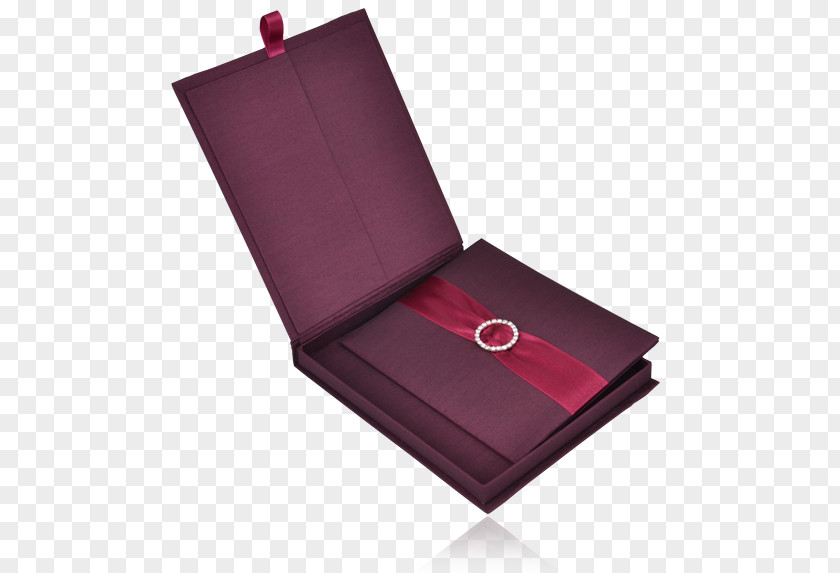 Invitation Box Wallet Magenta PNG