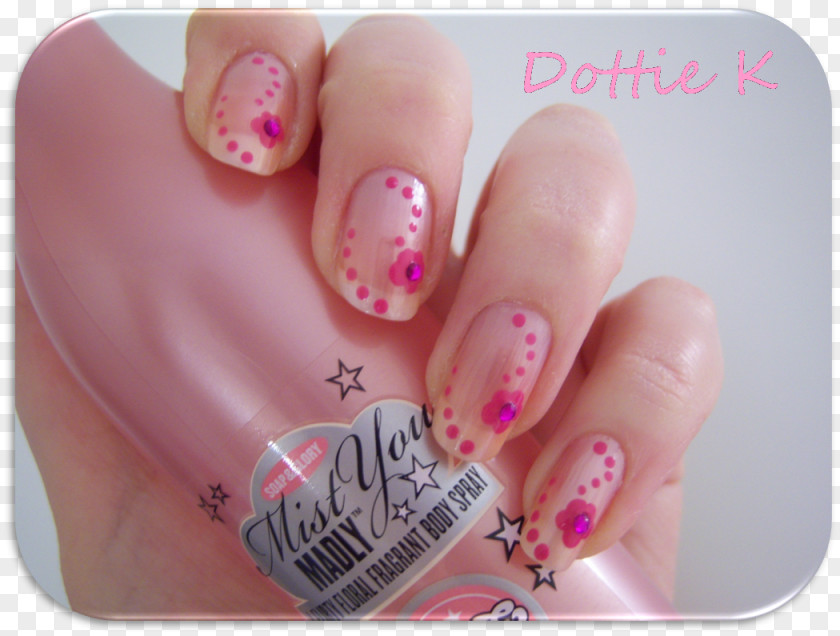 Nail Polish Manicure Pink M PNG