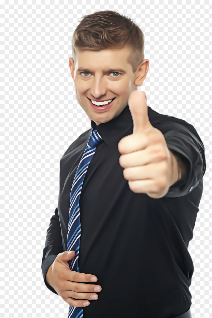 Okay Whitecollar Worker Finger Thumb Gesture Hand Arm PNG