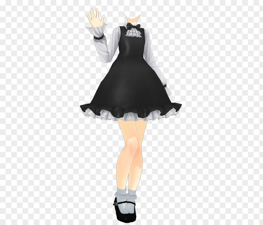 Hatsune Miku Clothing Dress Pin MikuMikuDance PNG