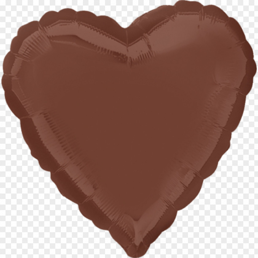 Heart Brown Chocolate Balloon Anagram PNG