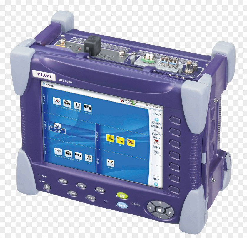 Maintenance Equipment Viavi Solutions JDSU Optical Fiber Time-domain Reflectometer Telecommunication PNG