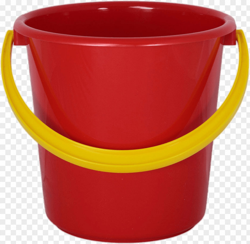 Plastic Red Bucket Image Clip Art PNG