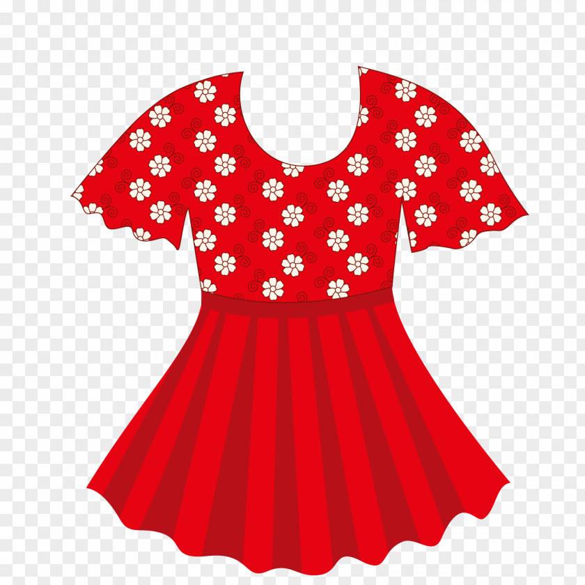 Red Princess Skirt PNG