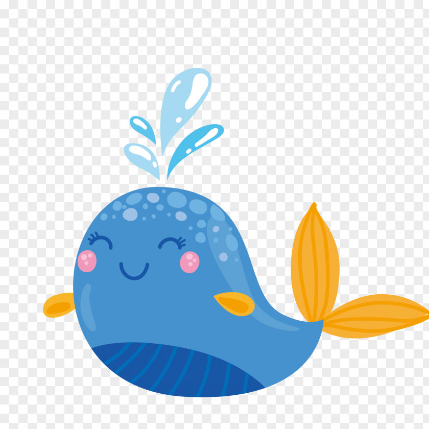 Cartoon Fish Whale Adobe Illustrator Illustration PNG