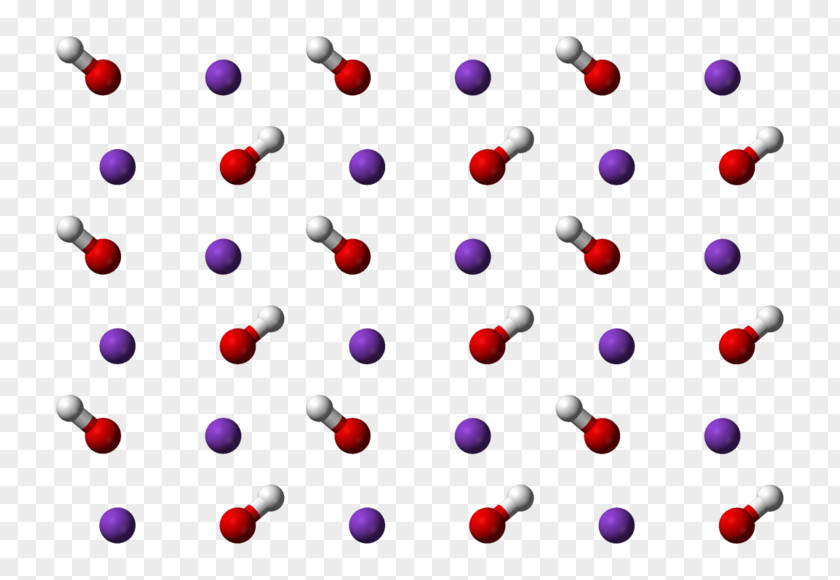 Potassium Hydroxide Ball-and-stick Model Sodium PNG