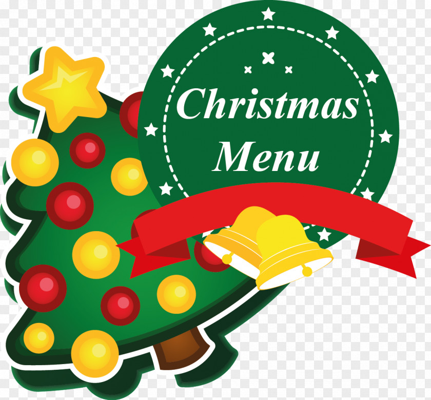 Traditional Cuisine Christmas Tree Ornament Clip Art PNG
