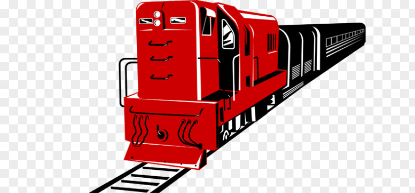 Train Rail Transport Diesel Locomotive Track PNG