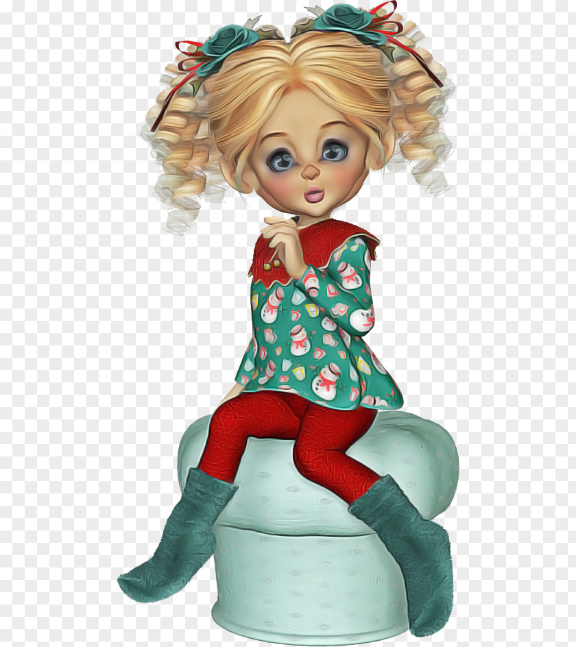 Christmas Elf Figurine PNG