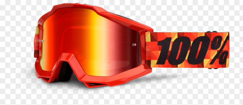 Motocross 100% Accuri Goggles Glasses Motorcycle PNG