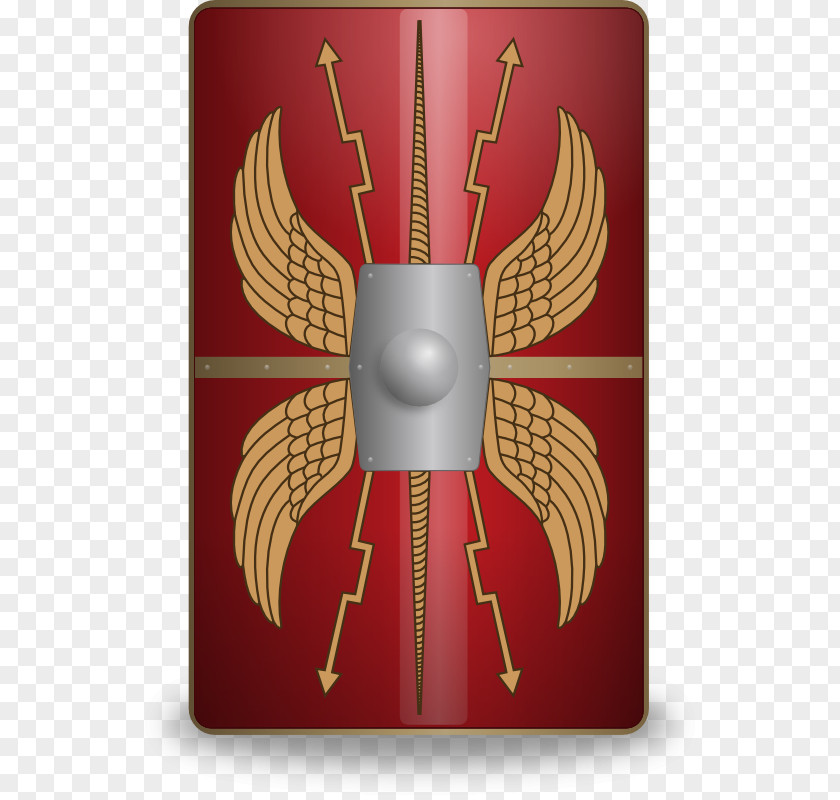 Roman Scutum Shield Ancient Rome Army Drawing PNG