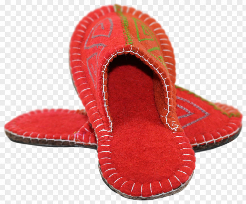 100-natural Slipper Felt Flip-flops Footwear Shoe PNG