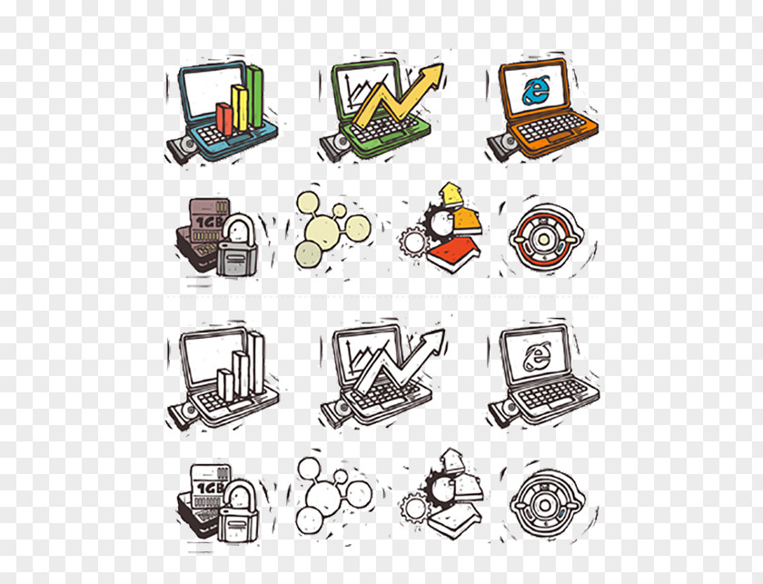 A Variety Of Computer Models Mouse Icon PNG