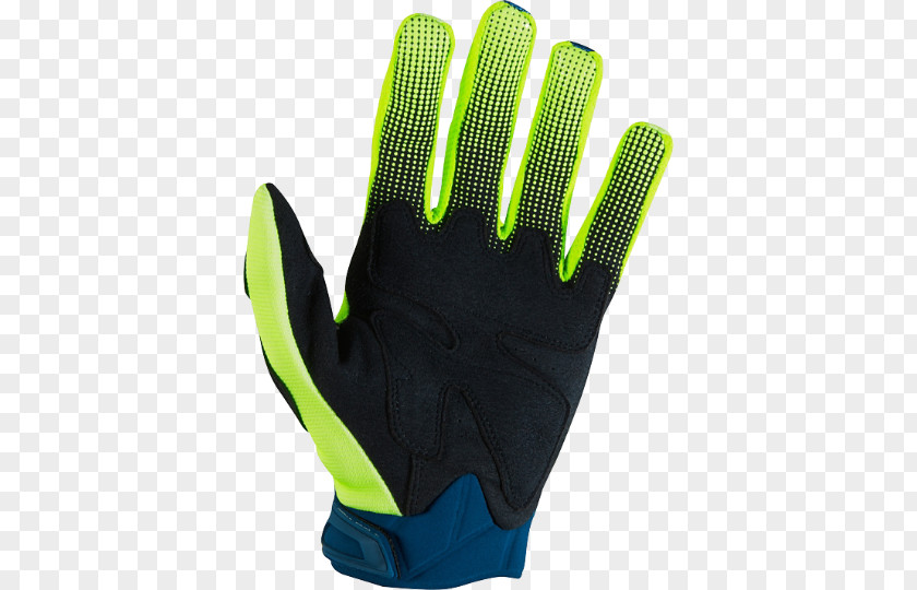 Fox Gloves 2016 Blue-Yellow Pawtector Race MX 2017 Soccer Goalie Glove Hand PNG