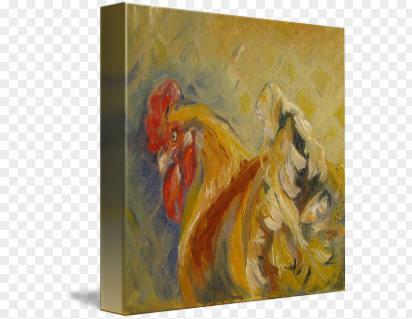 Painting Watercolor Rooster Acrylic Paint Modern Art PNG