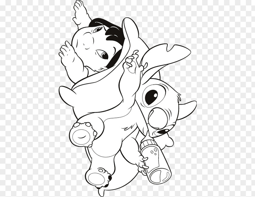 Stitch Lilo /m/02csf Line Art Drawing Finger Illustration PNG