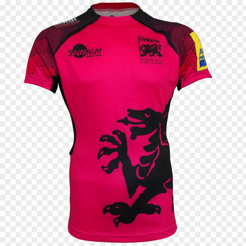 T-shirt Jersey London Welsh RFC Leinster Rugby Union PNG