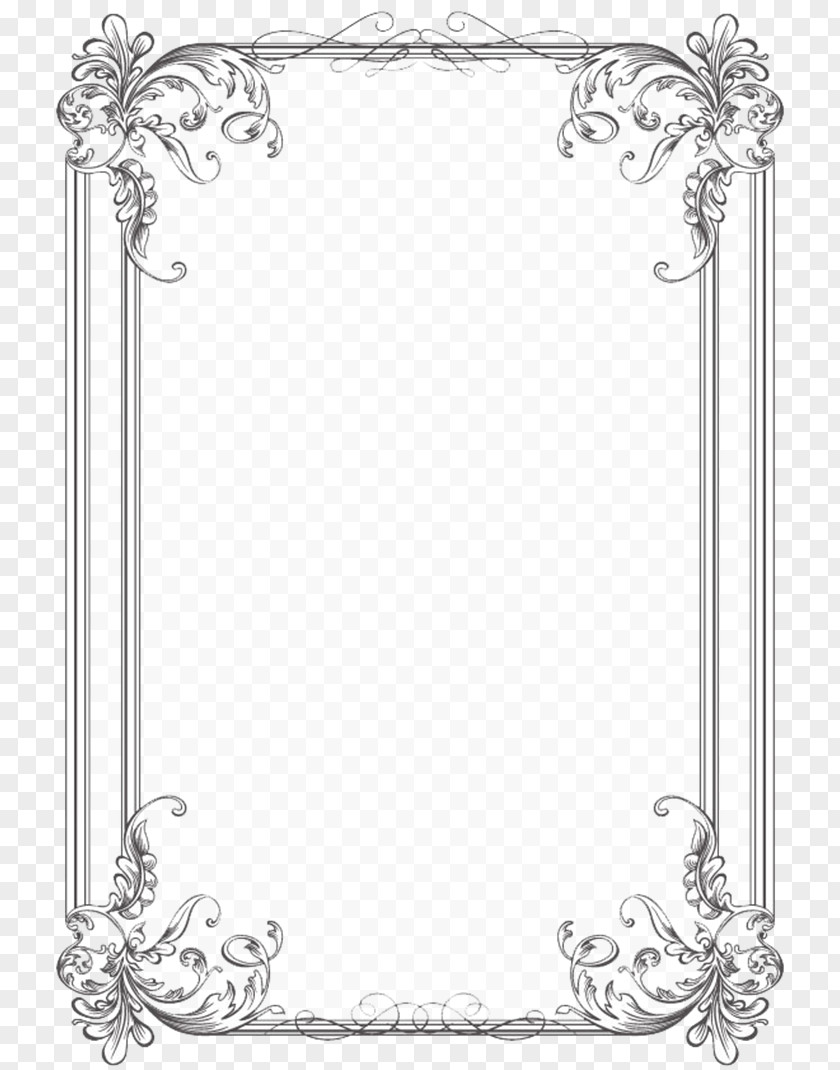 Vintage Border Borders And Frames Wedding Invitation Picture Microsoft Word Clip Art PNG