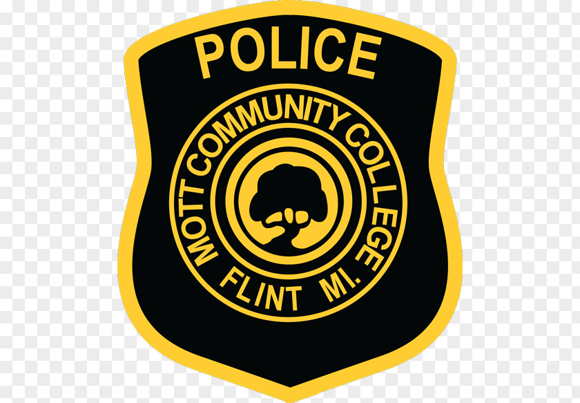 Active Shooter College Students In Classroom Mott Community Police Badge PNG