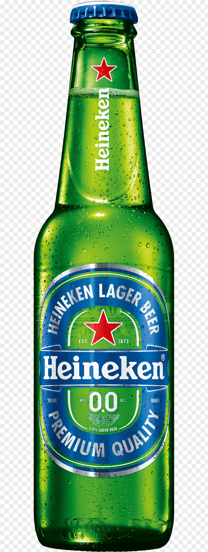 Beer Heineken 0.0 Alcohol Free Lager Non-alcoholic Drink PNG