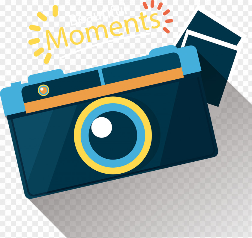 Blue Cute Camera Vector Digital Photography Photographer Competition PNG