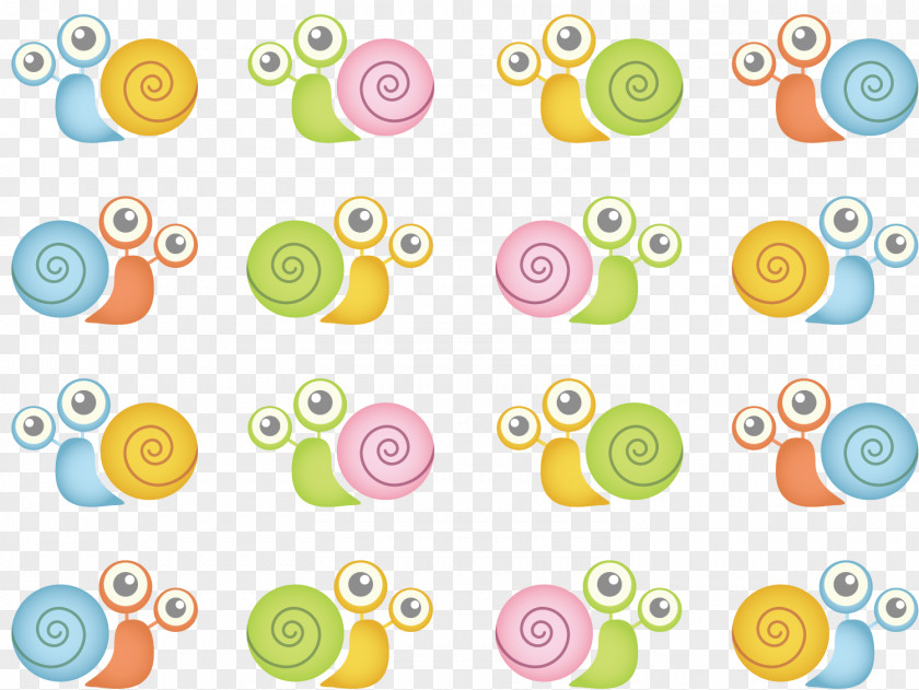 Color Snail Vector Reptile PNG