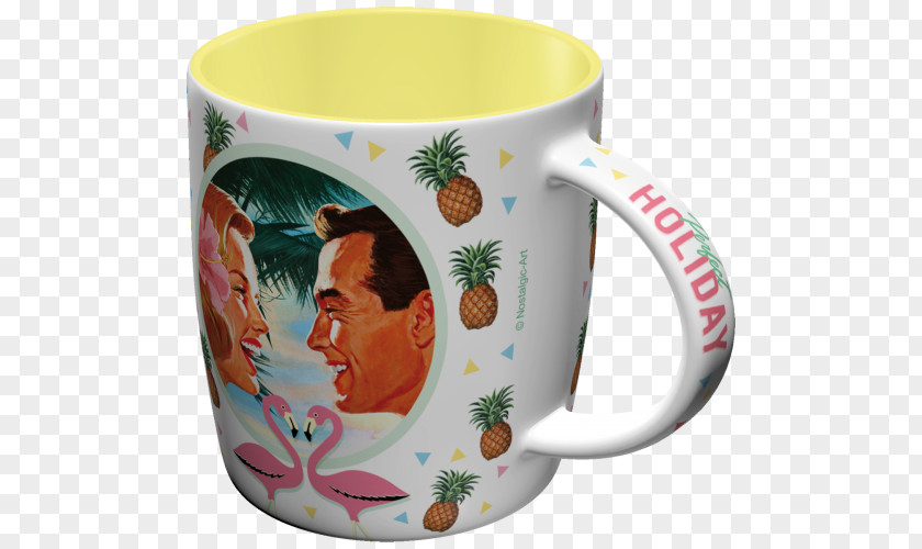 Mug Coffee Cup Ceramic Einkaufskorb Holiday PNG
