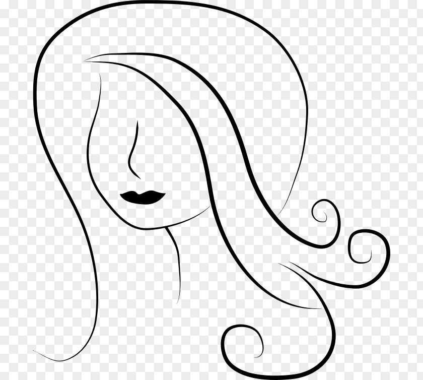 Plasticene Line Art Female Drawing Clip PNG