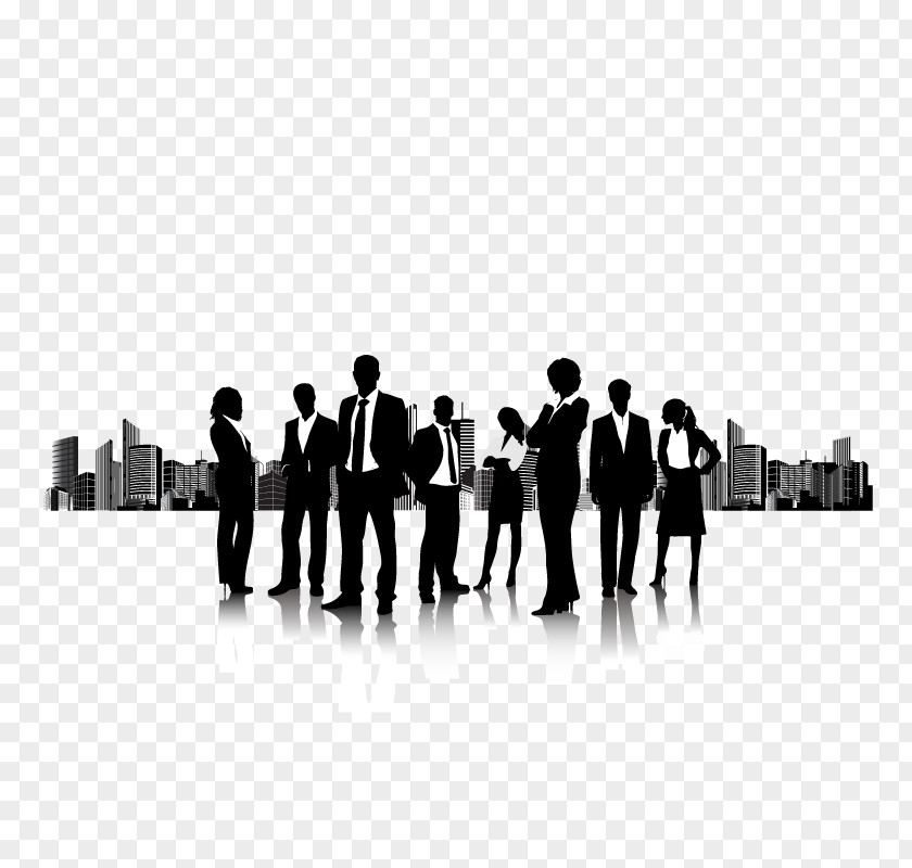 Team Silhouette Businessperson Icon PNG